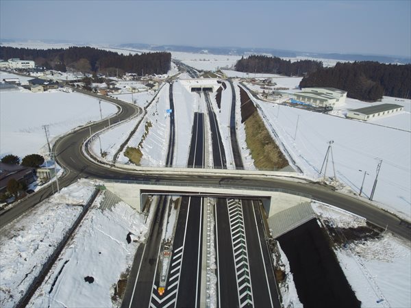 境ノ沢地区道路改良工事２